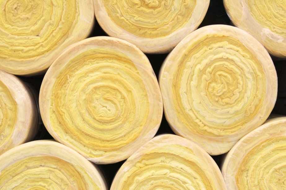 Gerollte Mineralwolle gestalpelt