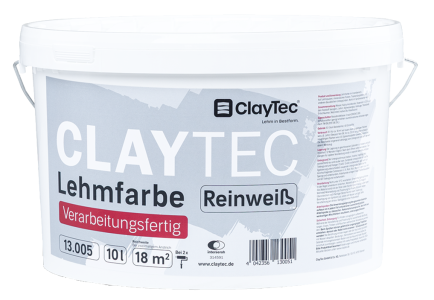 Lehmfarbe Reinweiß